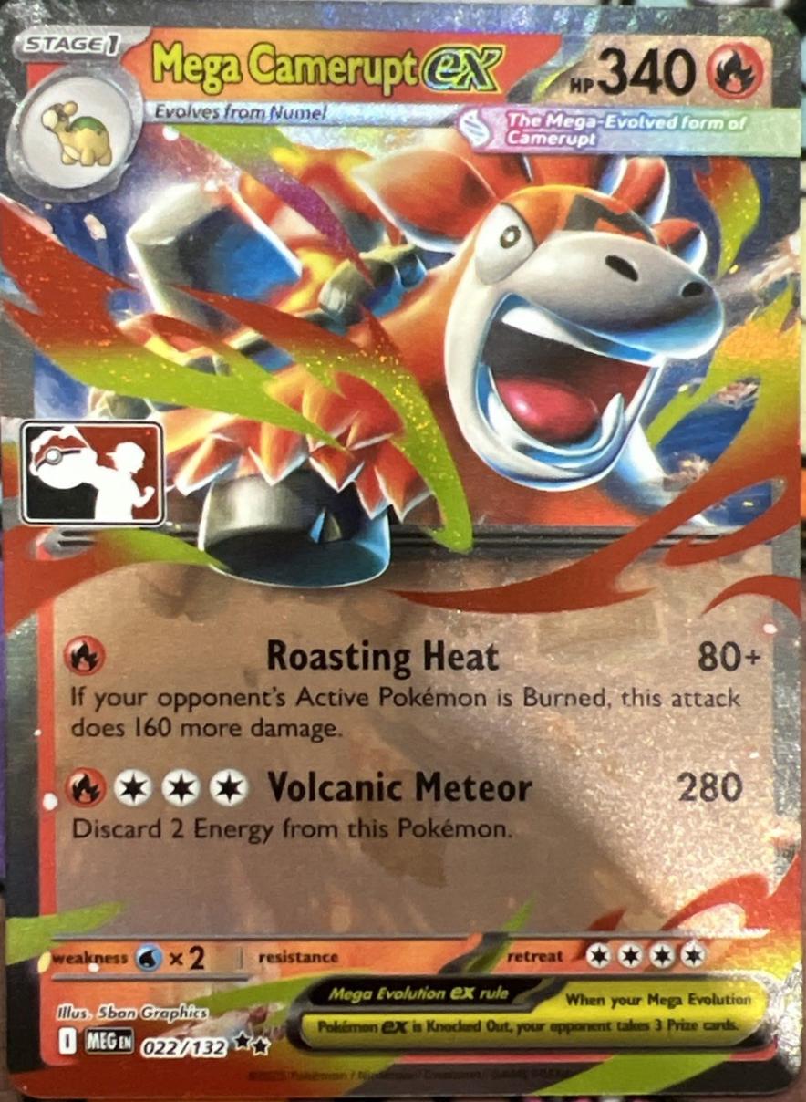 Mega Evolution Mega Camerupt ex [Prize-Pack] Pokémon card